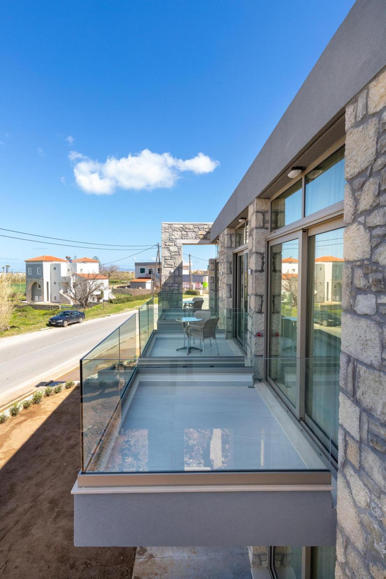 Achatis Apartments With Sea View コリンバリ エクステリア 写真
