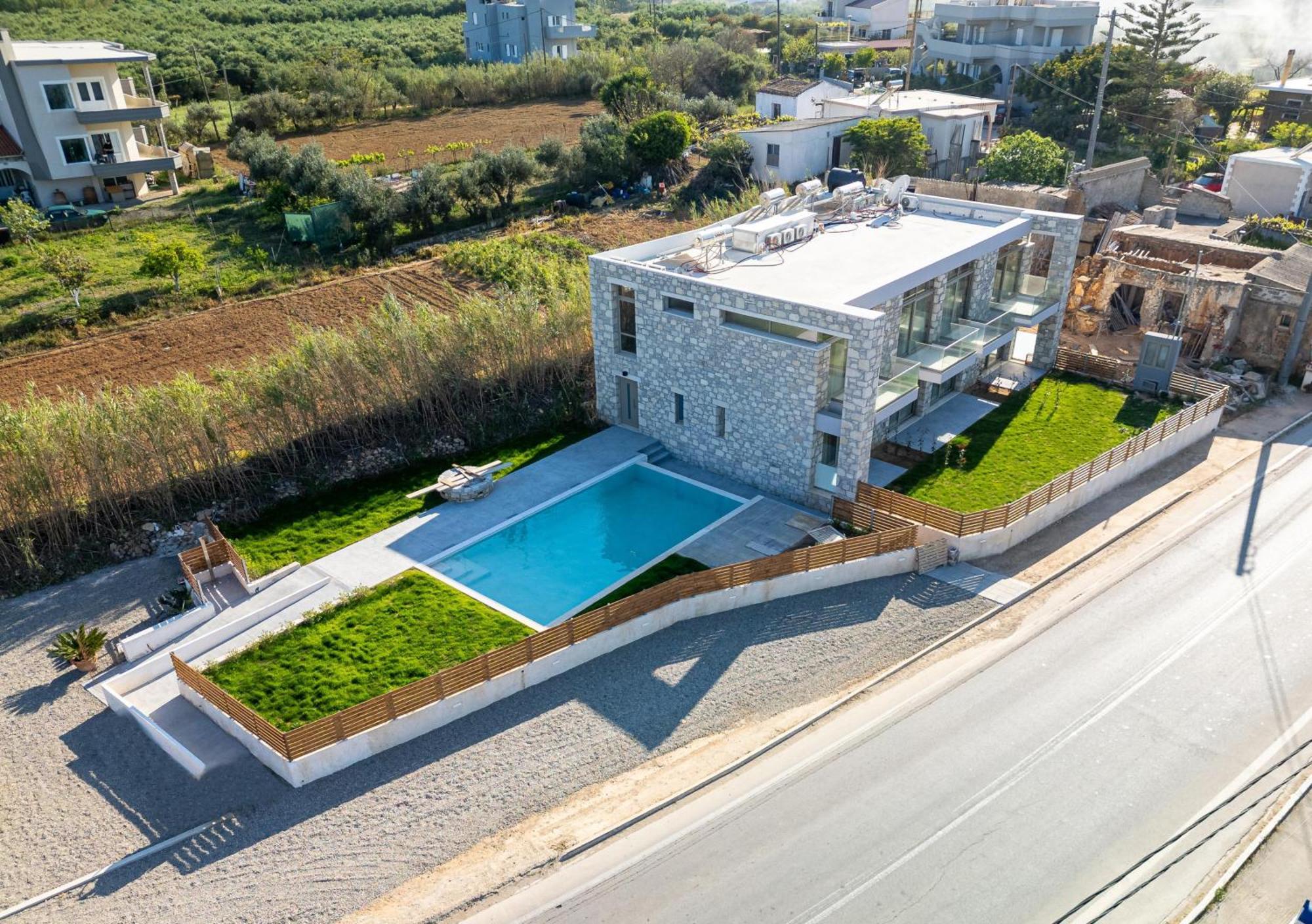 Achatis Apartments With Sea View コリンバリ エクステリア 写真
