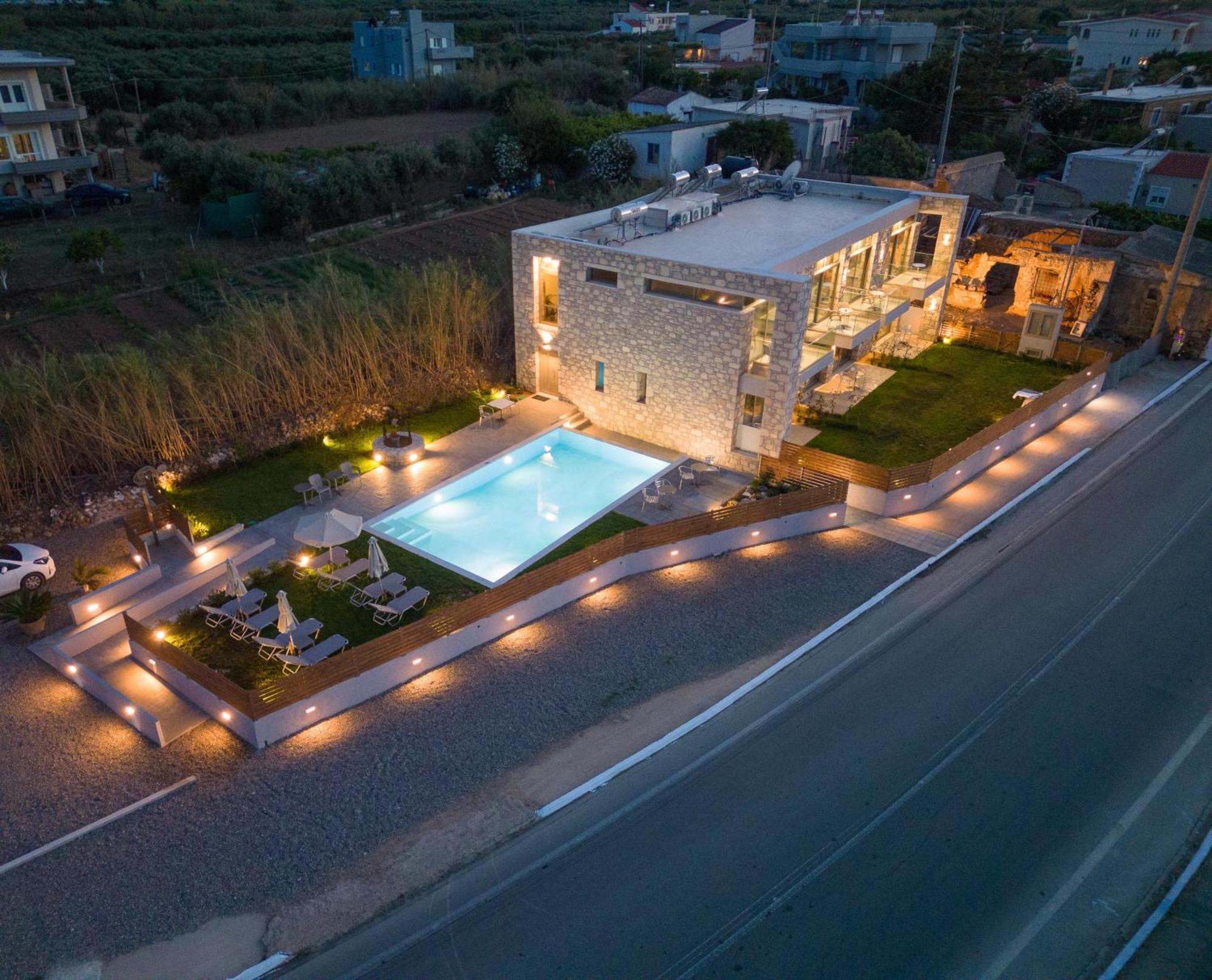 Achatis Apartments With Sea View コリンバリ エクステリア 写真